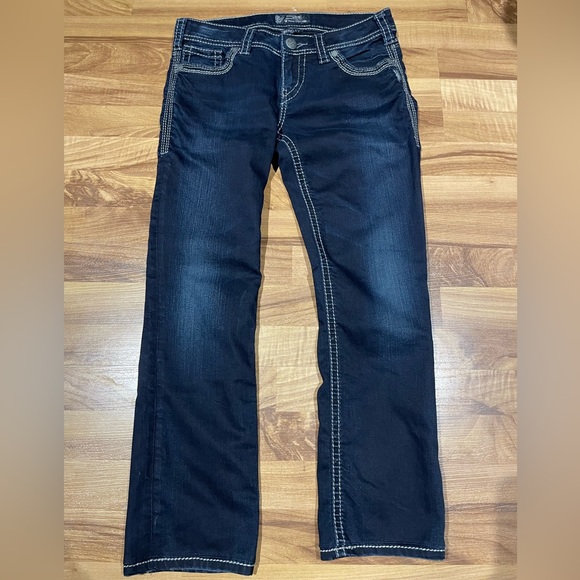 Silver Berkley Jean- Hemmed - Picture 2 of 14